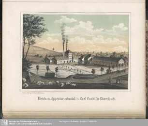 Die Bleich- und Appretur-Anstalt von Karl Gocht in Ebersbach