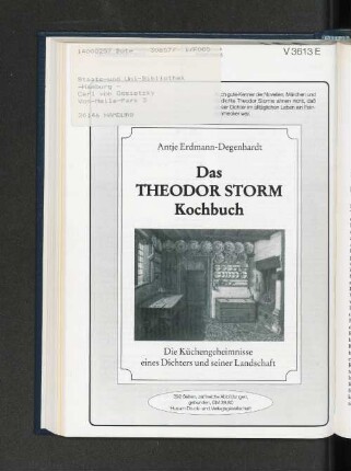 "Das Theodor Storm Kochbuch" von Antje Erdmann-Degenhardt