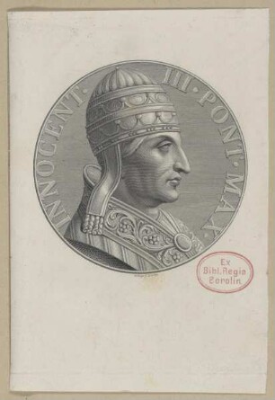 Bildnis des Papst Innocentius III.