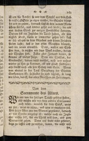 161-179, Von dem Sacramente des Altars.