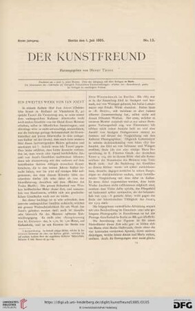 No. 13 (1. Juli 1885)