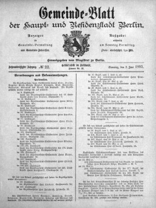 1895,22: No. 22, 2. Juni 1895