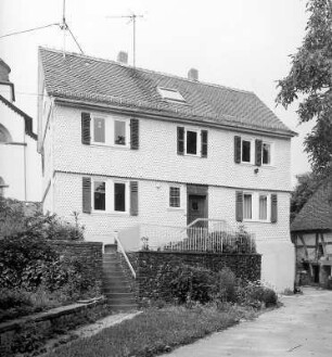 Pfarrhaus (Fachwerkwohnhaus); Büdingen, Klostergasse 18