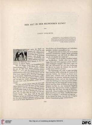 Der Akt in der bildenden Kunst