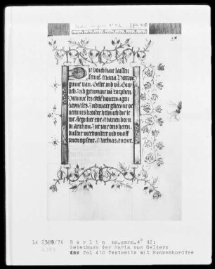 Gebetbuch der Maria von Geldern — Hauptteil, Folio 20recto-423verso