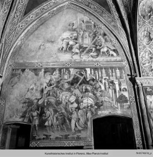 Ausmalung der Cappella della Croce : Kreuzlegende : Fertigung des Kreuzes