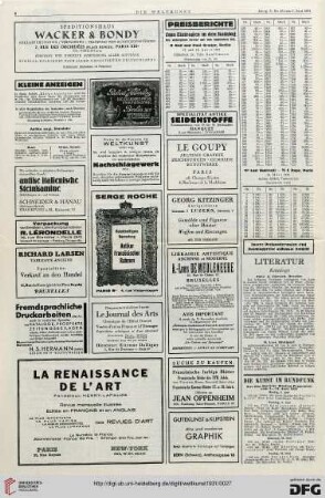 Nr. 23 (7. Jun. 1931), S. 6: Preisberichte
