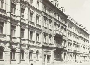 Dresden-Neustadt, Altbaufassaden, 1969