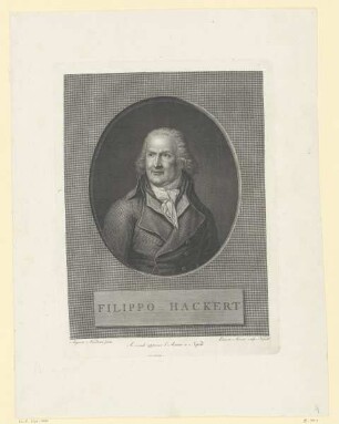 Bildnis des Filippo Hackert