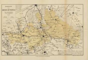 Handkarte des Kreises Bitterfeld