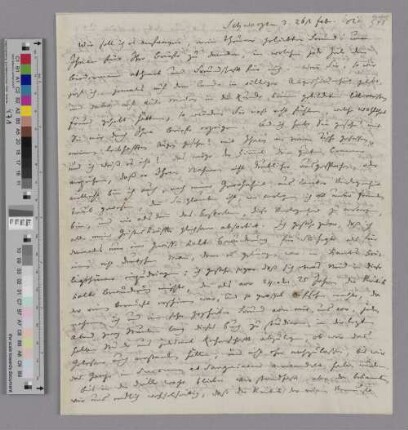 Brief an Charles de Villers