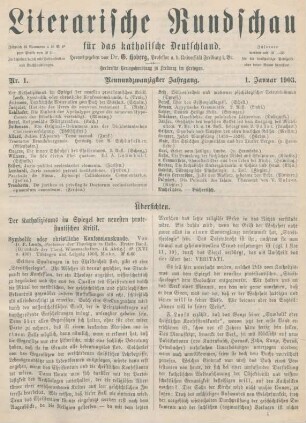 1-6 Der Katholizismus im Spiegel der neuesten protestantischen Kritik