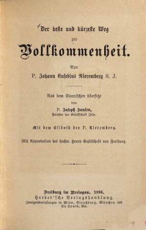 Der beste und kürzeste Weg zur Vollkommenheit