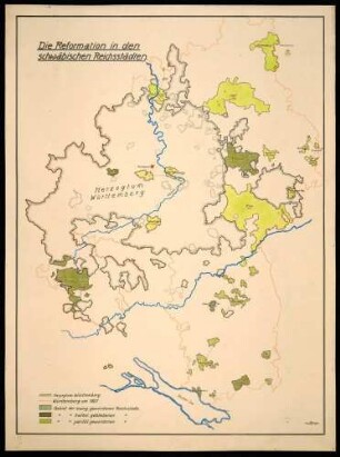 "Die Reformation in den schwäbischen Reichsstädten"