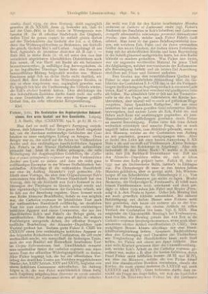 231-234 [Rezension] Ficker, Johs., Die Konfutation des Augsburgischen Bekenntnisses, ihre erste Gestalt und ihre Geschichte