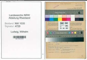 Entnazifizierung Wilhelm Ludwig , geb. 25.01.1903 (Steiger)