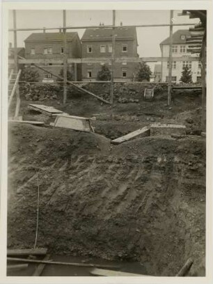 Baugrube, Neubau Arbeitsamt
