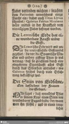 Die Lemnische Erde hat eine wunderbare Krafft wider die Gifft
