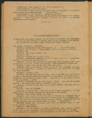 Cuadro tercero