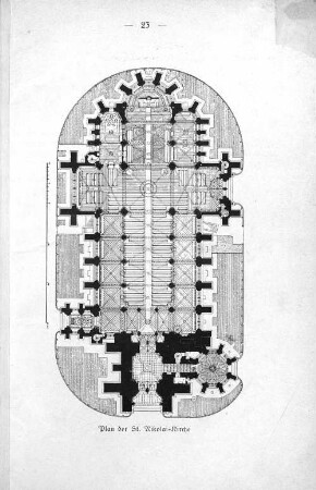 Plan der St. Nikolai-Kirche