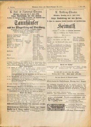 Münchener Kunst- u. Theater-Anzeiger, 6,7/12. 1893