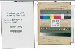 Entnazifizierung Georg Neher , geb. 15.06.1907 (Handwerksmeister)