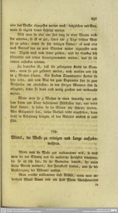 194. Mittel, die Wolle zu reinigen und lange aufzubewahren