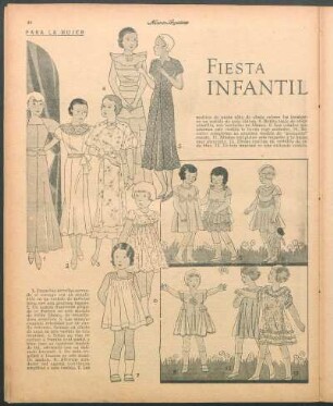 Fiesta infantil [Dibujos] : Para la mujer