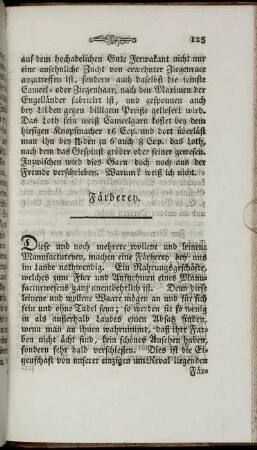 Färberey.