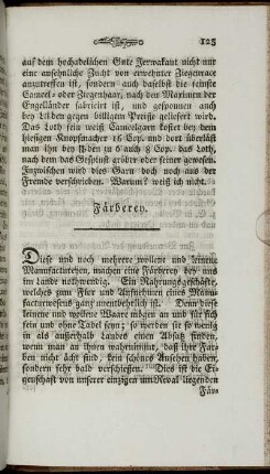 Färberey.