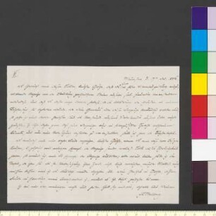 Brief von Stolberg, Friedrich Leopold von an Goethe, Johann Wolfgang von