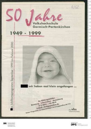 Programm 2. Semester 1999/2000