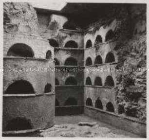 Rom, Via di Porta San Sebastiano, Kolumbarium (Grab der Scipionen)