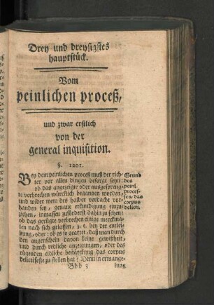 [Drey und dreysigstes hauptstück. - Vier und dreysigstes hauptstück.]