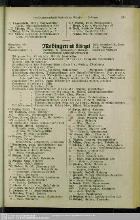 Medingen mit Rittergut