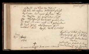 Eintrag (Jena, 06.05.1754) von E. von Beulwitz