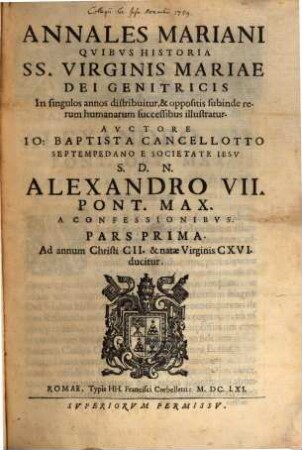 Annales Mariani, 1