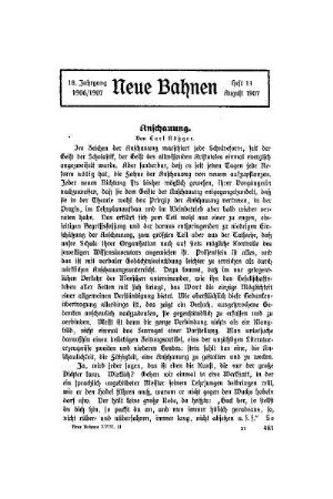 Anschauung