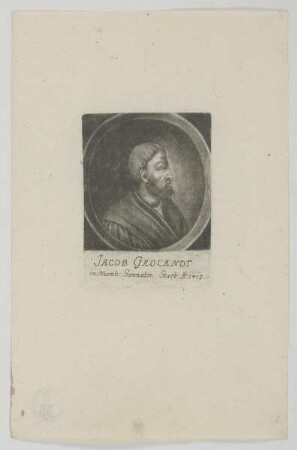 Bildnis des Jacob Groandt