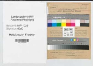 Entnazifizierung Friedrich Heitplaesser , geb. 10.11.1898 (Betriebswart)
