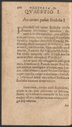 Quaestio I. - Quaestio X.