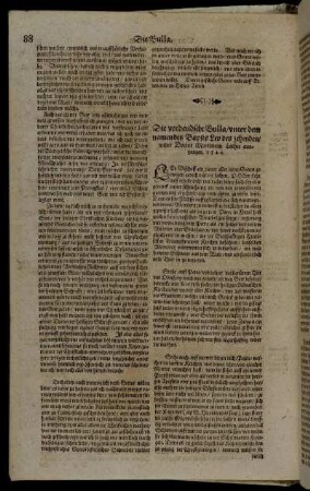 Die verdeudscht Bulla/ unter dem namen des Bapsts Leo des zehenden [...]