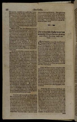 Die verdeudscht Bulla/ unter dem namen des Bapsts Leo des zehenden [...]