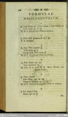 Formulae Medicamentorum