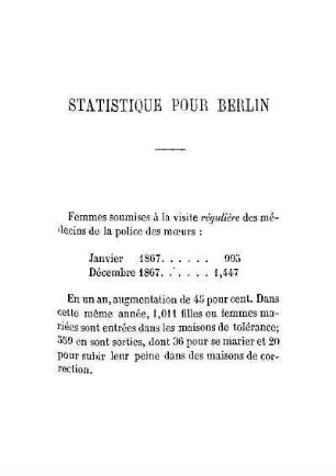Statistique pour Berlin