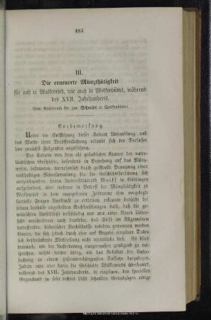 III. Die erneute Münzthätigkeit für und in Walkenried, wie auch in Wolfenbüttel, während des XVII. Jahrhunderts