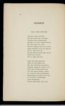 Gedichte / Friedrich Gundolf