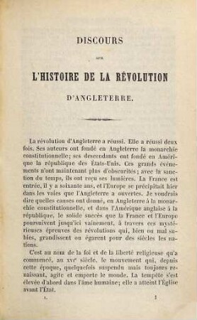 Histoire de la révolution d'Angleterre : depuis l'avénement de Charles I. jusqu'a sa mort, 1