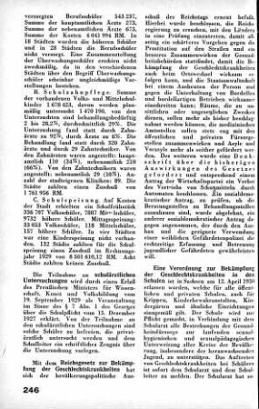 Teilnahme an schulärztlichen Untersuchungen [Gesundheitsfürsorge]