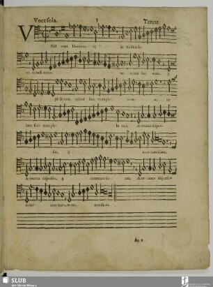 [Cantus sacri concentus a voce sola]